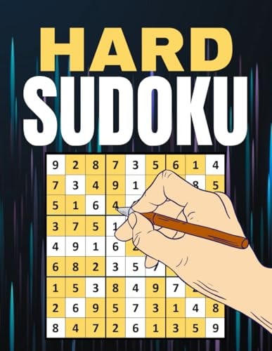 Hard Sudoku Puzzle Book Collection of Challenging Sudoku Puzzles for Adults with Solutions