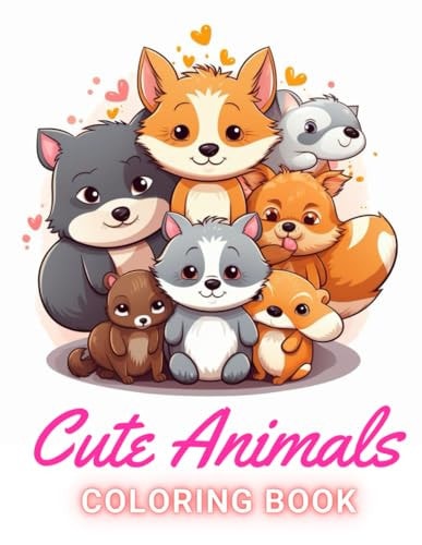 Cute Animals Coloring Book for Kids High Quality and Unique Colouring Pages