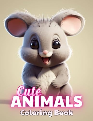 Cute Animals Coloring Book for Kids High Quality +100 Beautiful Designs