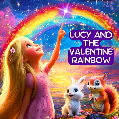 Lucy and the Valentine Rainbow A Tale of Color and Magic - Valentine Book for Kids