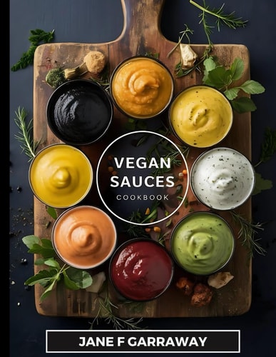 The Vegan Sauces Cookbook 70+ Quick and Easy Homemade Delicious Plant-Based Recipes For Salad Dressings, Dips, Salsas, and Condiments Includes Oil Free and Gluten Free Options