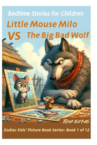 Bedtime Stories for Children Little Mouse Milo VS The Big Bad Wolf: Zodiac Kids' Picture Book Series: Book 1 of 12