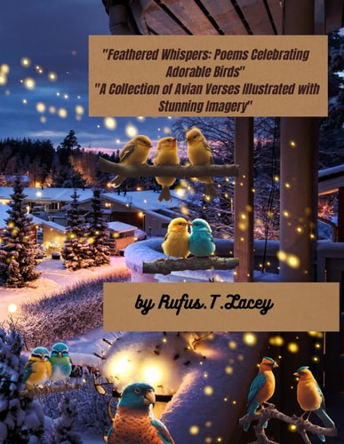 "Feathered Whispers Poems Celebrating Adorable Birds" "A Collection of Avian Verses Illustrated with Stunning Imagery"