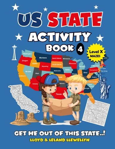 US State Activity Book #4 Get Me Out of This State!