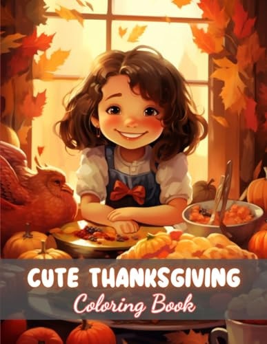 Cute Thanksgiving Coloring Book For Kids New and Exciting Designs