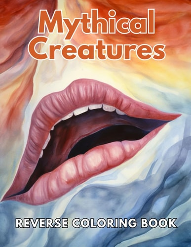 Mythical Creatures Reverse Coloring Book New and Exciting Designs, Begin Your Journey Into Creativity