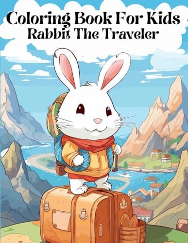 RABIT THE TRAVELER, COLORING BOOK FOR KIDS Coloring Book for Kids with 40 Rabbit Adventures