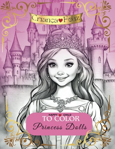 To Color Princess Dolls