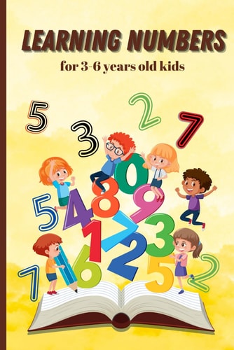 Learning Numbers Book for Learning and Coloring