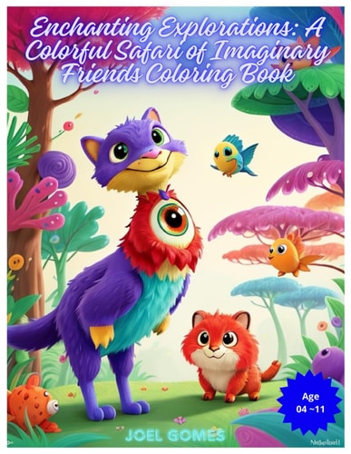 Enchanting Explorations A Colorful Safari of Imaginary Friends Coloring Book