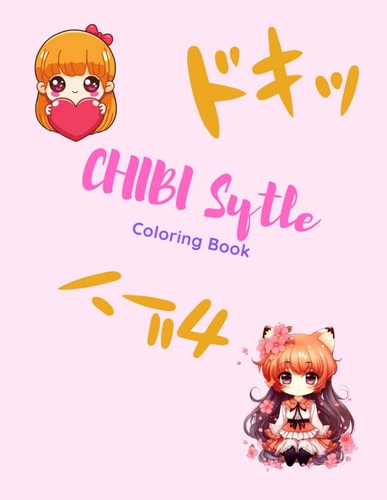 Chibi Style Coloring Book