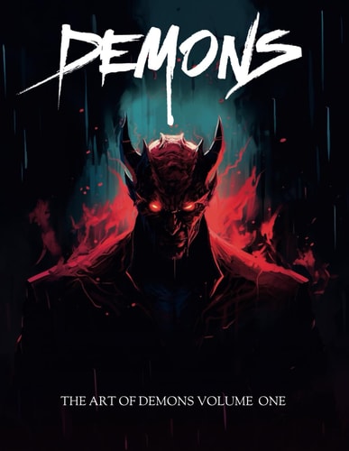 Demons - The Art of Demons Volume One Illustrated Fantasy Art - Dark Mythology Mythical Beasts Demonology Supernatural Horror Art