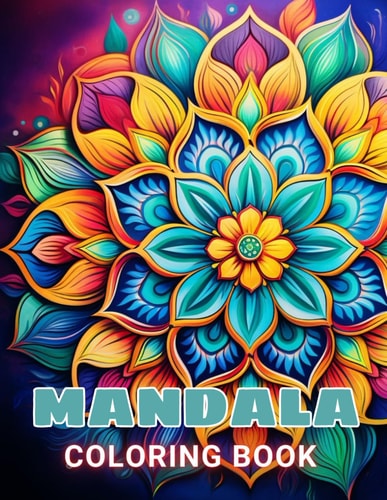 Flower Mandalas Coloring Book High Quality and Unique Colouring Pages