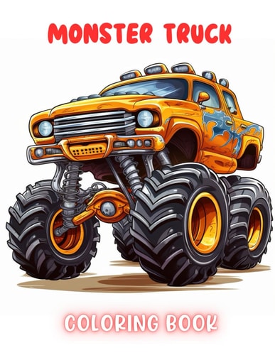 Monster Truck Coloring Book High Quality and Unique Colouring Pages