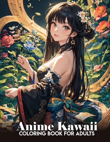 Anime Coloring Book for Adults Anime Coloring Book Kawaii: Kawaii Anime Girls Coloring Book, Cute Illustrations and Adorable Manga Art for Teens and Adults (Kawaii Anime Coloring Books)