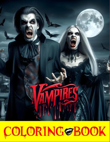 Vampires Coloring Book