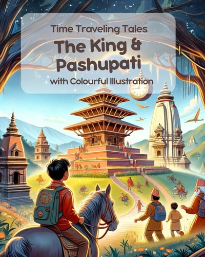 The King & Pashupati Time Traveling Tales with Colourful Illustration