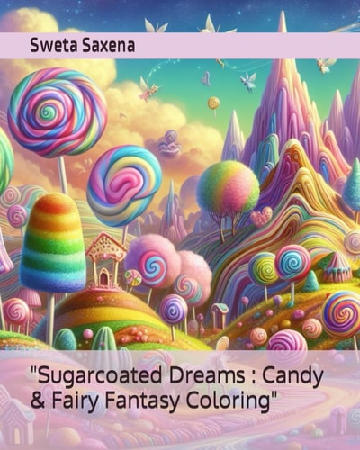 "SUGARCOATED DREAMS Candy & Fairy Fantasy Coloring".