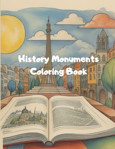 Monuments Coloring Book