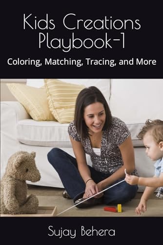 Kids Creations Playbook-1 Coloring, Matching, Tracing, and More