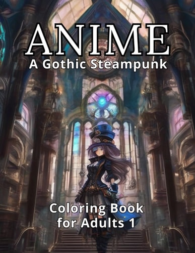 Anime A Gothic Steampunk Coloring Book for Adults 1: 50 Alluring Anime Steampunk Illustrations & 50 Spaces for Mysterious Expressions. Coloring: An Intriguing Sojourn for Relaxation and Stress Release.