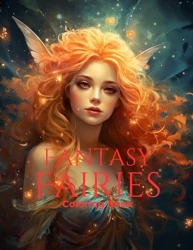 Fantasy Fairies Coloring Book