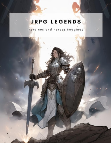 JRPG Legends Heroines and Heroes Imagined: Coloring Book for Teens and Adults