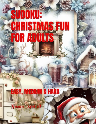 Sudoku Christmas Fun for Adults: Easy, Medium & Hard
