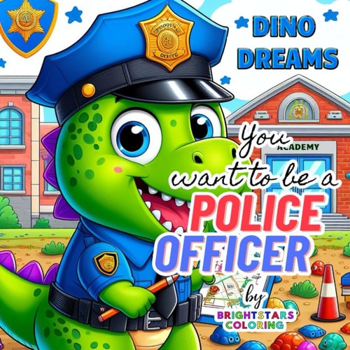 Dino Dreams You Want to be a Police Officer- Wonderful Short Story of Wanting to be a Police Officer: Unlocking Imagination: A Wonderful Story Book of Adventure for Teachers & Parents to Give to Toddlers, Children of Young Ages