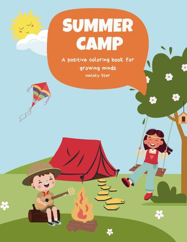 Summer Camp Coloring Book for Kids