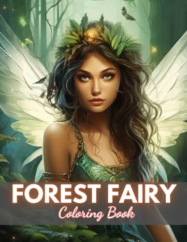 Forest Fairy Coloring Book for Adult High Quality +100 Beautiful Designs