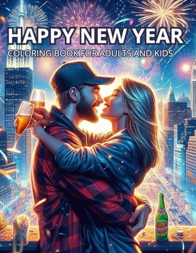 Happy New Year, Coloring Book