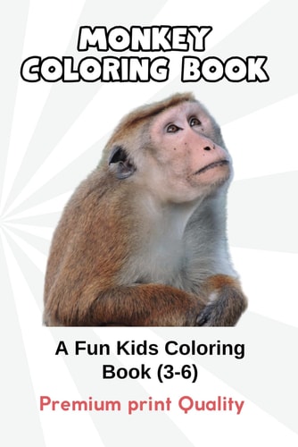 Monkey Magic A Fun Kids Coloring Book: Explore the Wild with 55+ Unique Monkey Illustrations