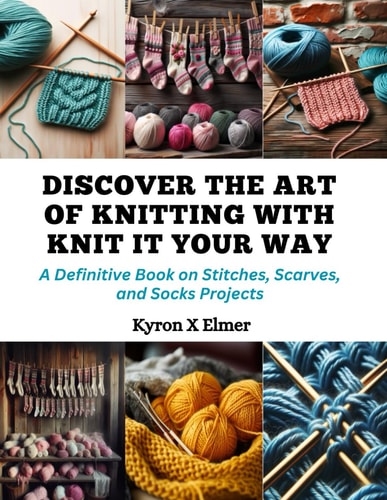Discover the Art of Knitting with Knit It Your Way A Definitive Book on Stitches, Scarves, and Socks Projects