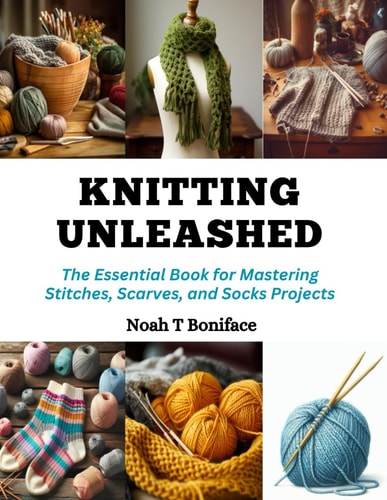 Knitting Unleashed The Essential Book for Mastering Stitches, Scarves, and Socks Projects