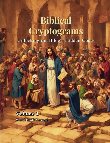 Biblical Cryptograms (500 Puzzles in this Book) Unlocking the Bible's Hidden Codes - From NIV (New International Version)