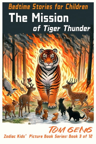 Bedtime Stories for Children The Mission of Tiger Thunder: Zodiac Kids' Picture Book Series: Book 3 of 12