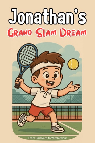 Jonathan's Grand Slam Dream From Backyard to Wimbledon!(This is an Ideal Gift that is Suitable for Children of All Ages)