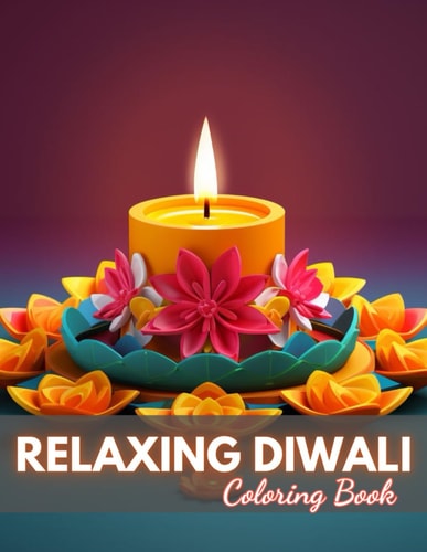 Relaxing Diwali Coloring Book for Adult New Edition And Unique High-quality Illustrations Coloring Pages