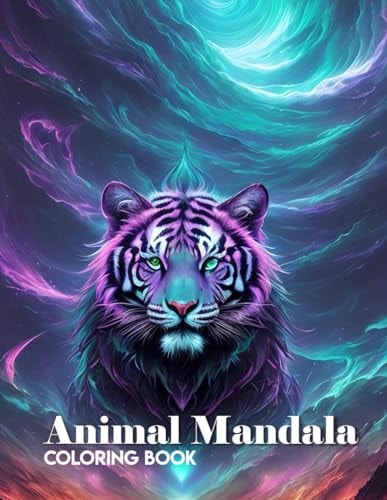 Animal Mandala Coloring Book Relaxing Coloring Book For Adults And Teens Cute Animal Designs For Mindfulness And Stress-Relief