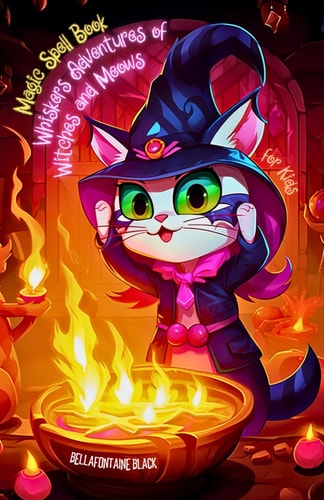 Magic Spell Book for Kids Whiskers Adventures of Witches and Meows Enchanting Witchcraft Tales & Children Spellcraft Activities - Embark on Mystical Journeys with This Charmed Guide, Featuring Whimsical Stories of Nutty Cats for Boys and Little Girls