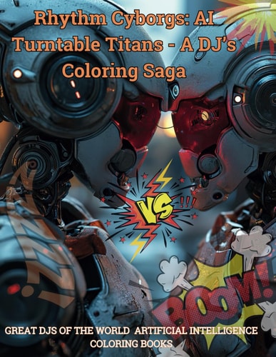RHYTHM CYBORGS Ai Turntable Titans - a Dj'scoloring Saga