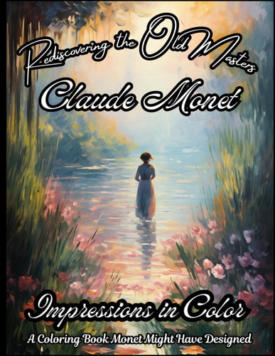 Rediscovering the Old Masters Claude Monet: Impressions in Color - A Coloring Book Monet Might Have Designed