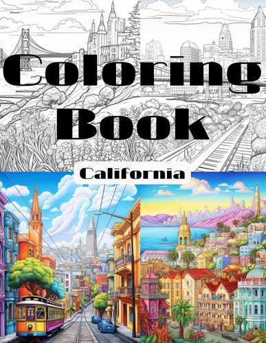 California Coloring Book Age 7 and Up