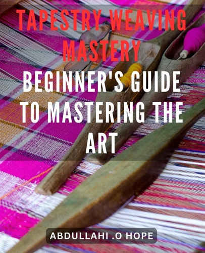 Tapestry Weaving Mastery Beginner's Guide to Mastering the Art: A Detailed Exploration of Different Weaving Techniques, Including Warp and Weft, Color Mixing, and Finishing.