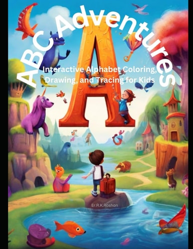 ABC Adventures Interactive Alphabet Coloring, Drawing, and Tracing for Kids