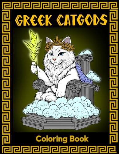 Greek Catgods Coloring Book