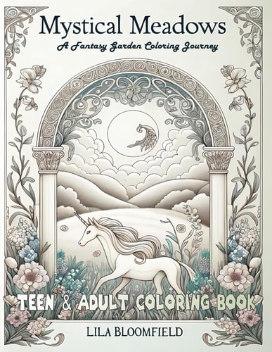Mystical Meadows A Fantasy Garden Coloring Journey
