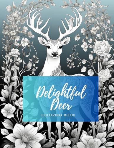 Delightful Deer Coloring Book
