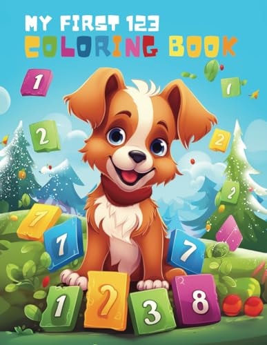 My First 123 Coloring Book Jumbo Coloring Book For Kids, Coloring Book for Toddlers and Preschool Kids
